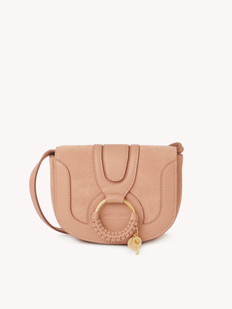 Shop See by Chloé Mini Hana Leather Saddle Bag