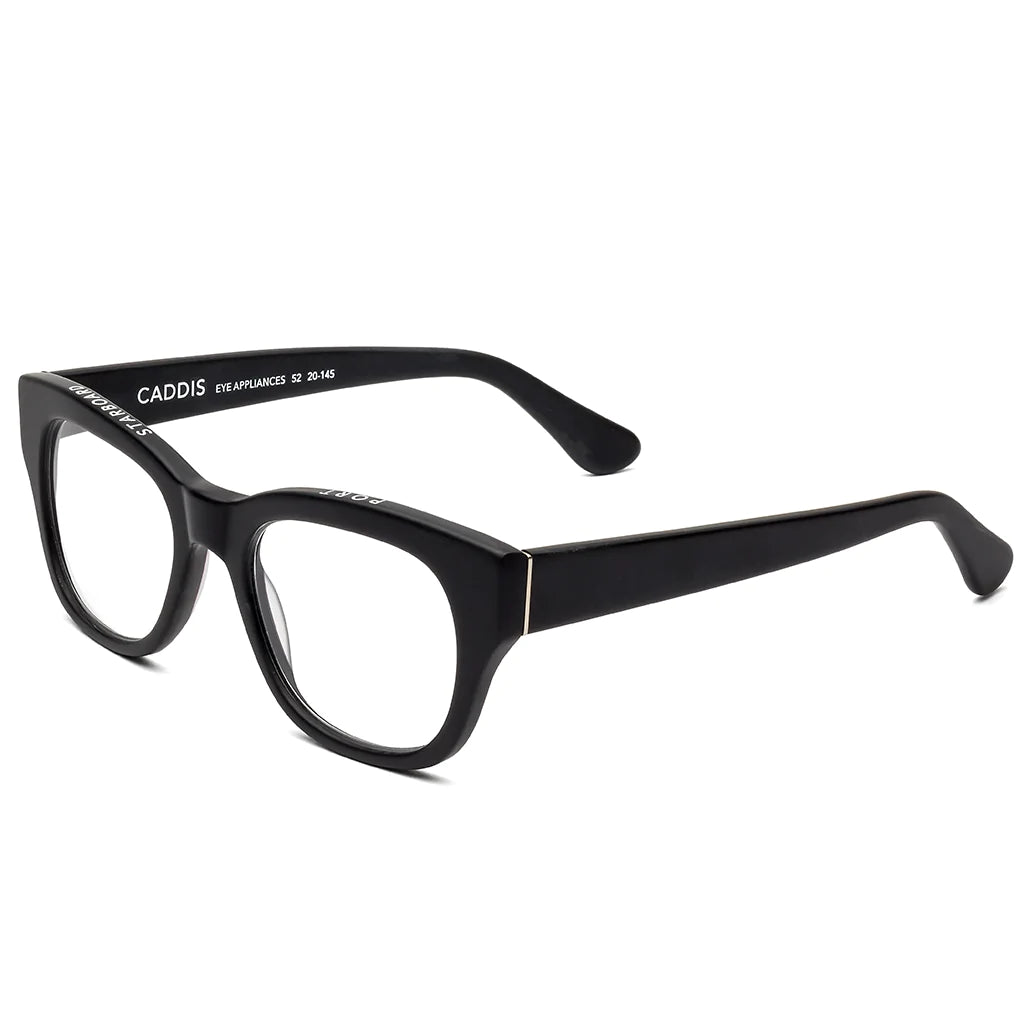 Caddis Eye Appliances Miklos sunglasses in matte black Miklos Polarized Sunglasses - Black Tortoise | Caddis – Caddis main image 4
