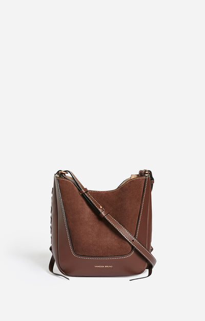 Clare V. Midi Sac - Rustic Nappa Desert Stripes