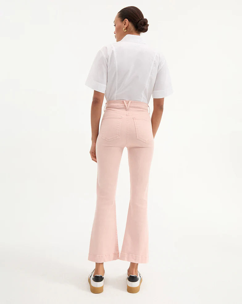 Pink Shell Carson High Rise Ankle Flare – Two skirts SF