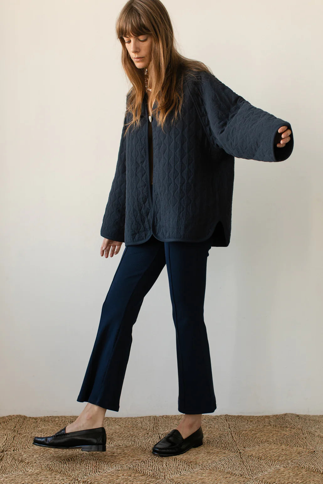 slim fit dress slacks Luhrmann Kick-Flare Pant