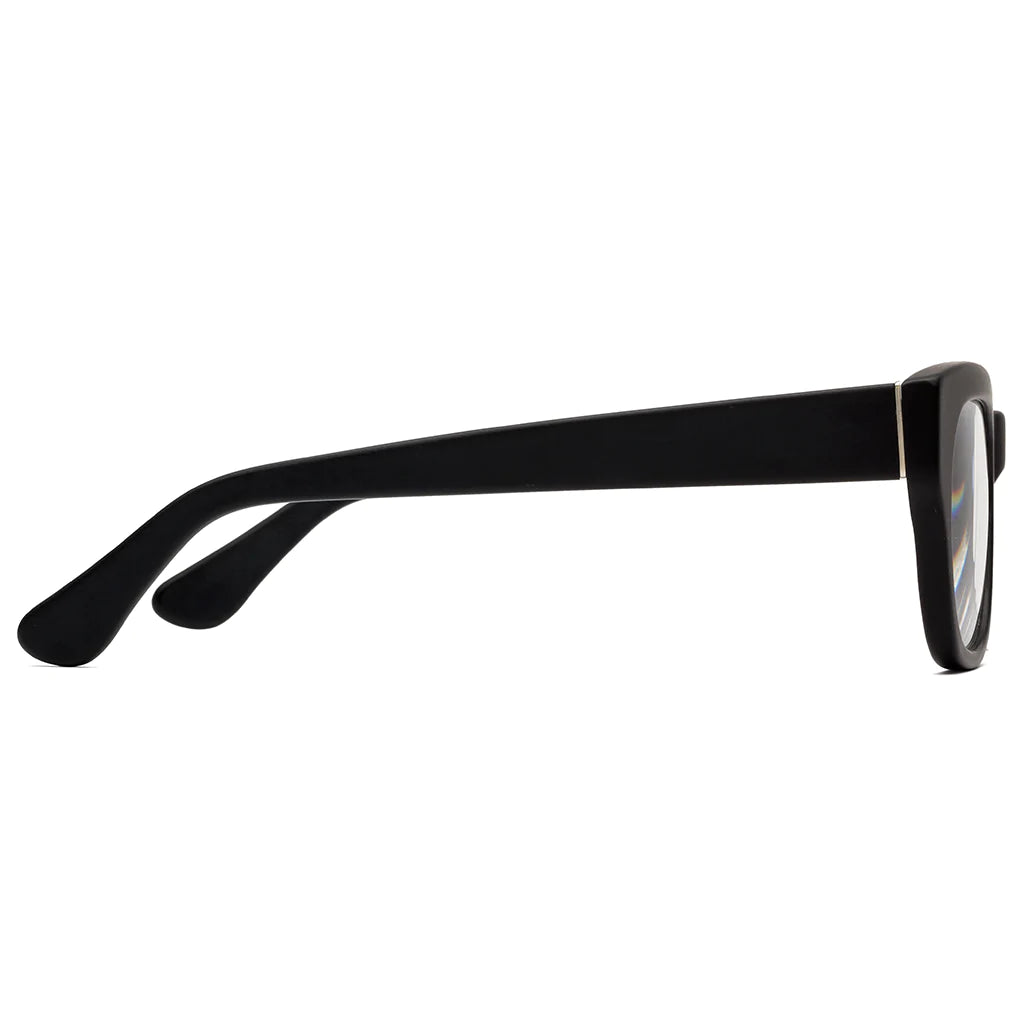 Matte Black Miklos Reading Glasses – Two skirts SF display picture 2