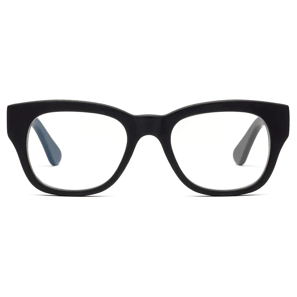 Matte Black Miklos Reading Glasses – Two skirts SF display picture 1